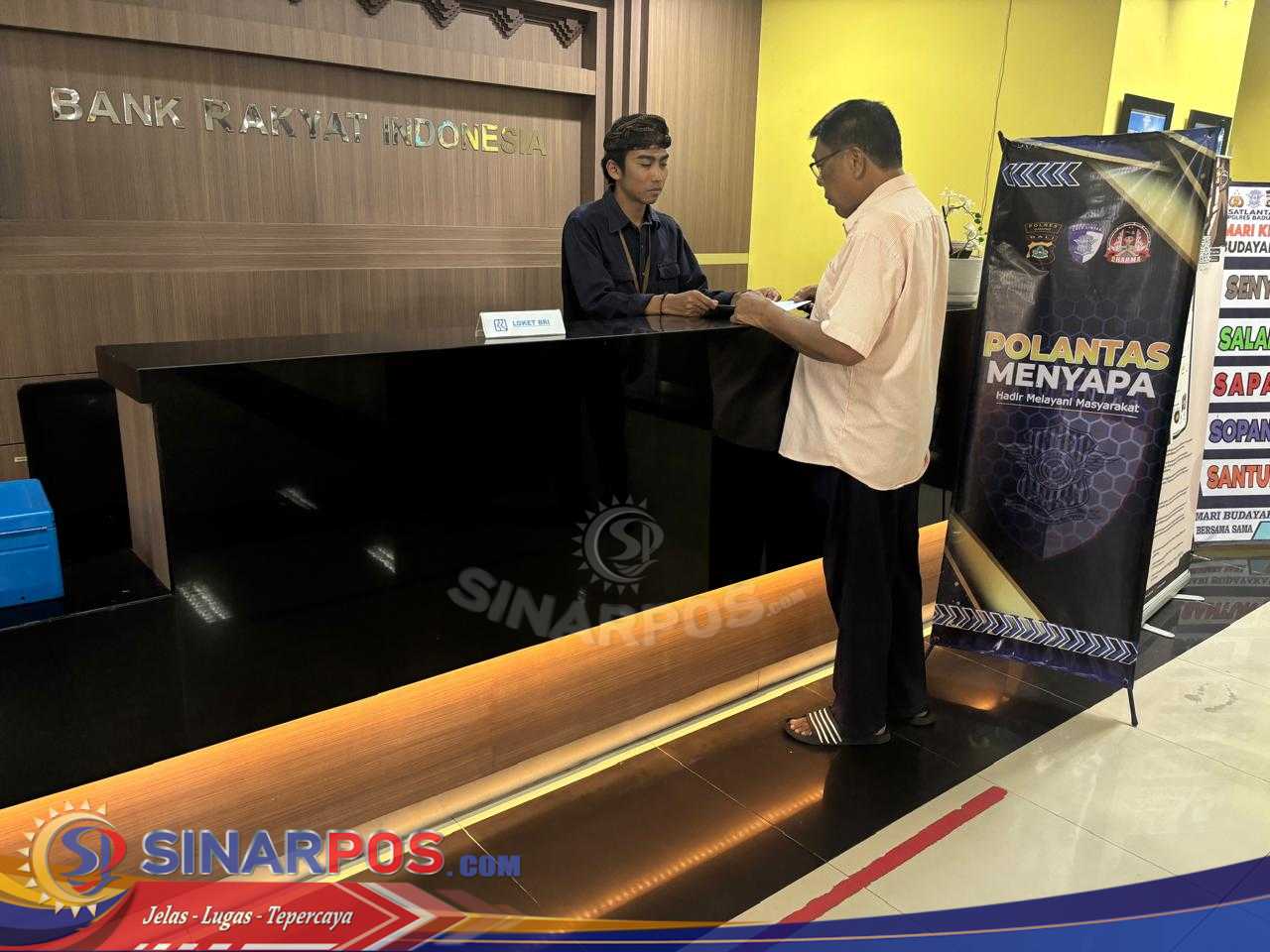 Sinergi Polri dan Perbankan: Polantas Menyapa Hadir di BRI Beri Edukasi Keamanan Bertransaksi