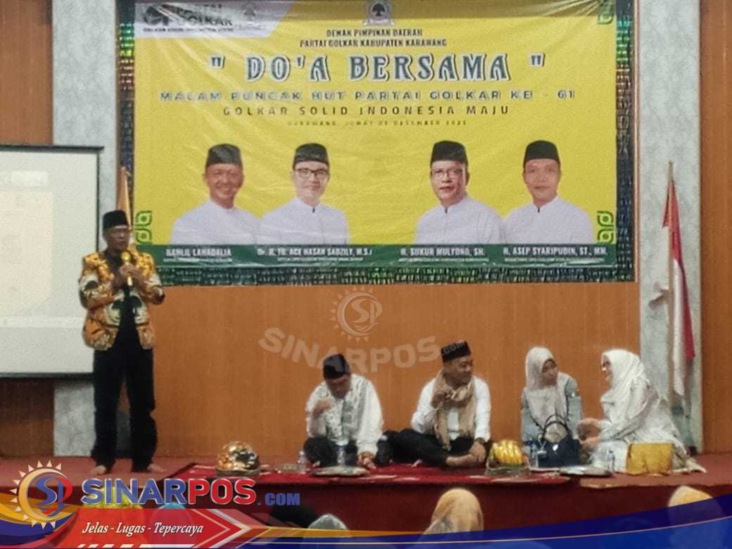 Rangkaian HUT Golkar ke-61, DPD Golkar Karawang Gelar Doa Untuk Bangsa