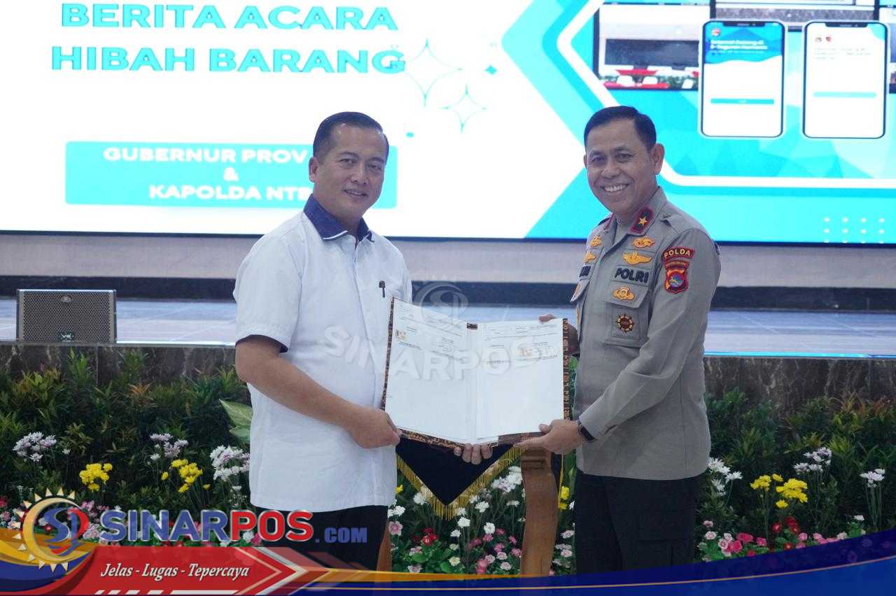 Gubernur NTB Serahkan Secara Langsung Hibah Videotron ke Polda NTB, Sebagai Sarana Komunikasi Dan Pelayanan Publik Gubernur NTB Serahkan Secara Langsung Hibah Videotron ke Polda NTB, Sebagai Sarana Komunikasi Dan Pelayanan Publik