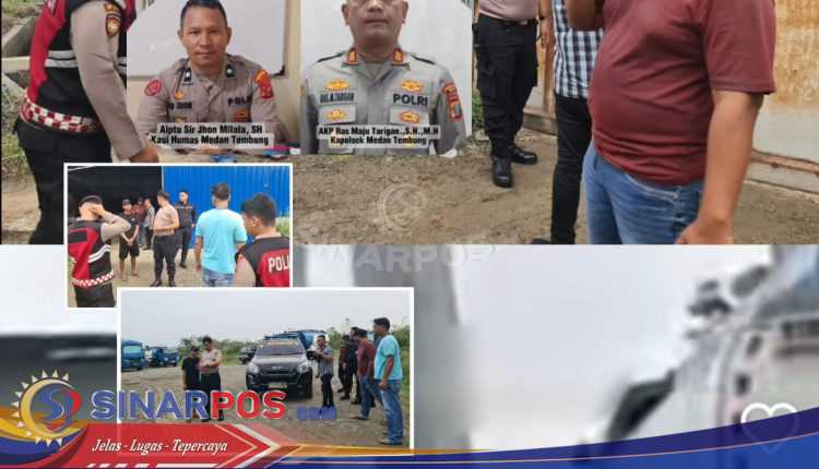 Polsek Medan Tembung Gerak Cepat ke Lokasi Diduga Tempat Penimbunan dan Pengoplosan BBM di Sampali