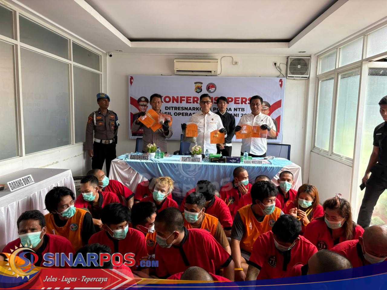 Operasi Antik Rinjani 2025 Rampung, Polda NTB Ungkap 112 Kasus Narkoba