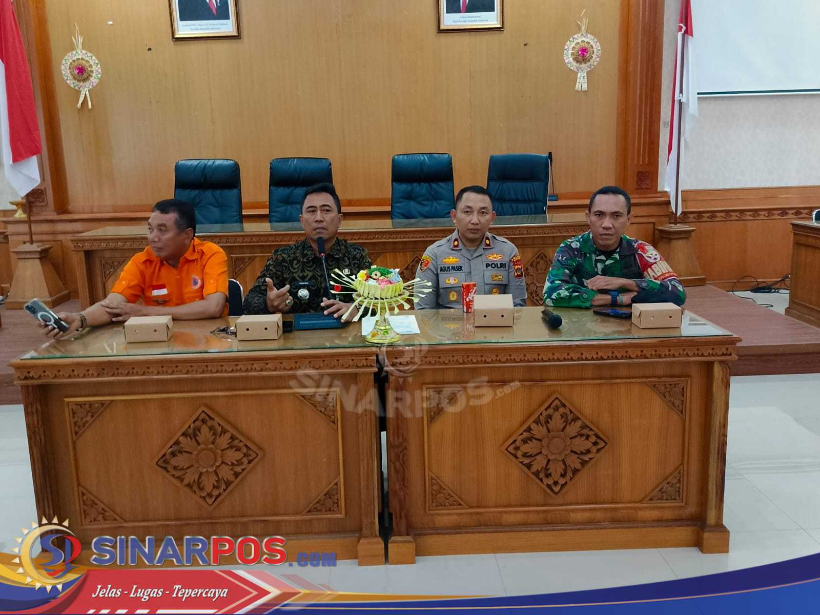 Kapolsek Kuta Utara Hadiri Rakor Siap Amankan Perayaan Natal dan Tahun Baru