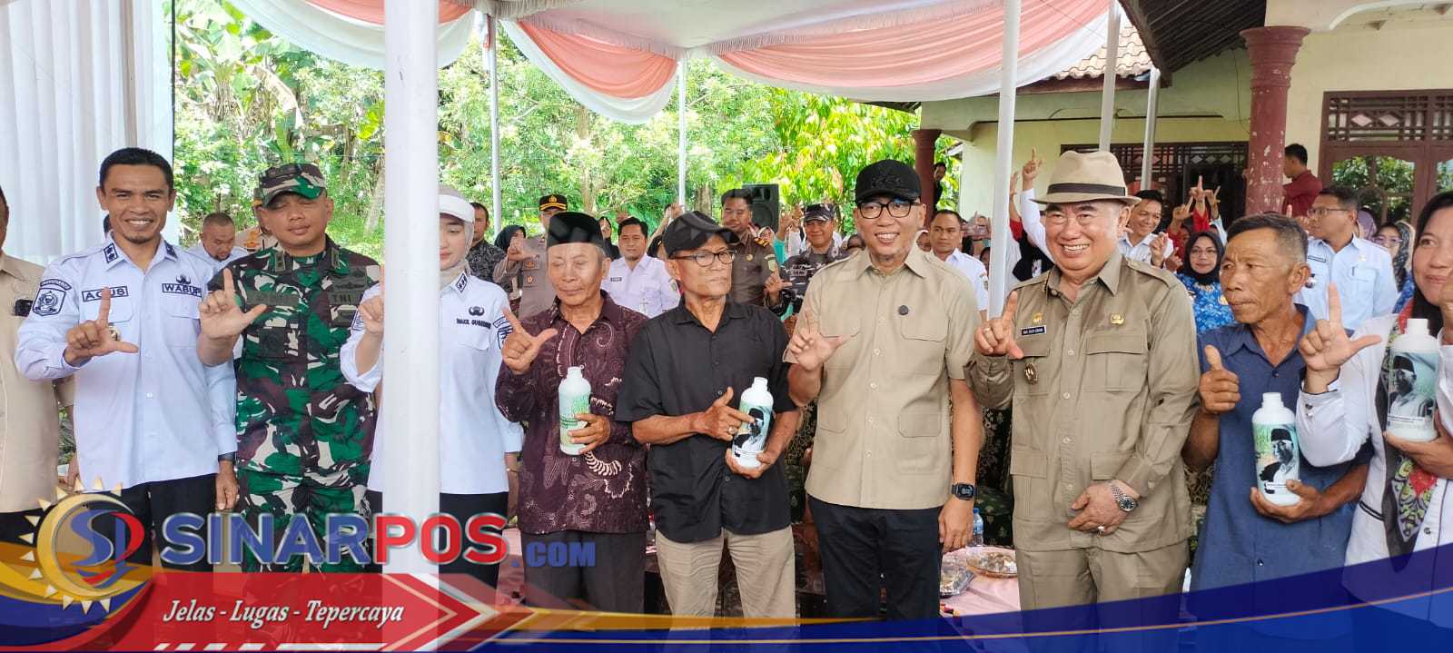 Gubernur RMD Dan Wagub Jihan Tinjau Panen Raya Di Pekon Kagungan Tanggamus