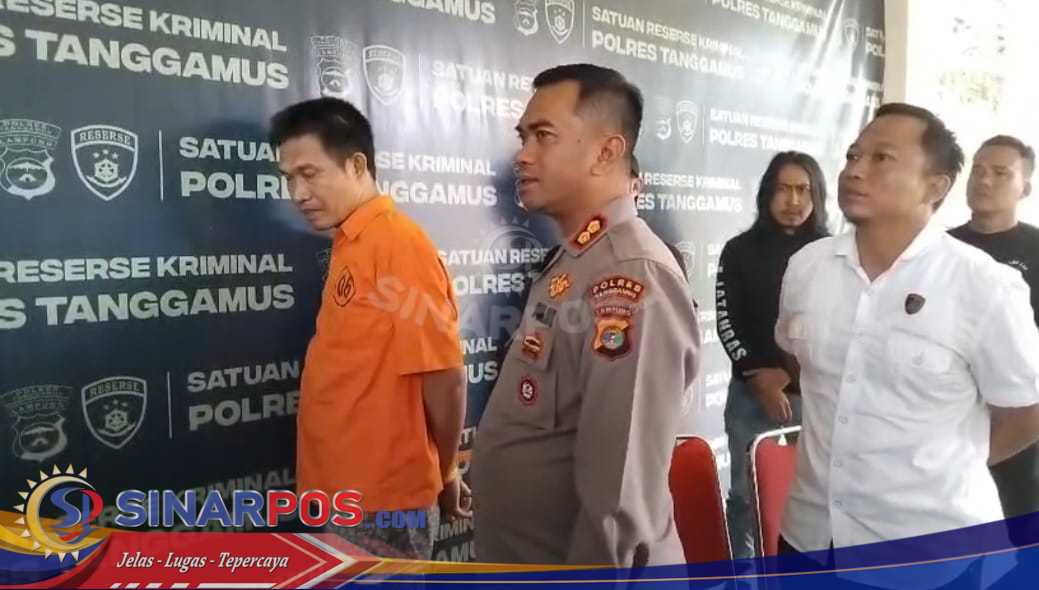 Dugaan Korupsi Dana Desa Lebih dari Rp1 Miliar, Satreskrim Polres Tanggamus Tahan Oknum Kakon Atar Lebar