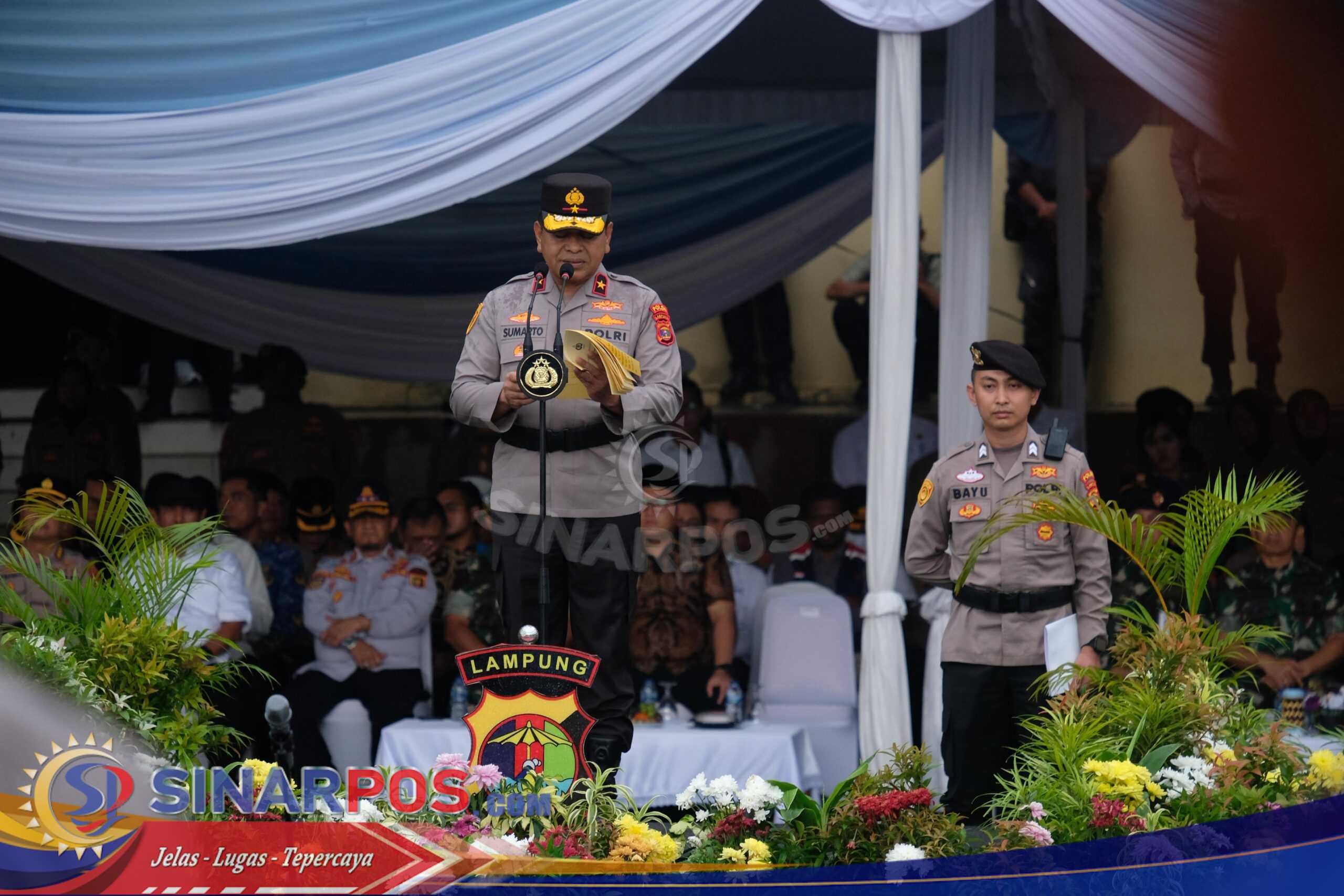 4.021 Personel Dikerahkan Amankan Nataru 2025/2026 di Lampung