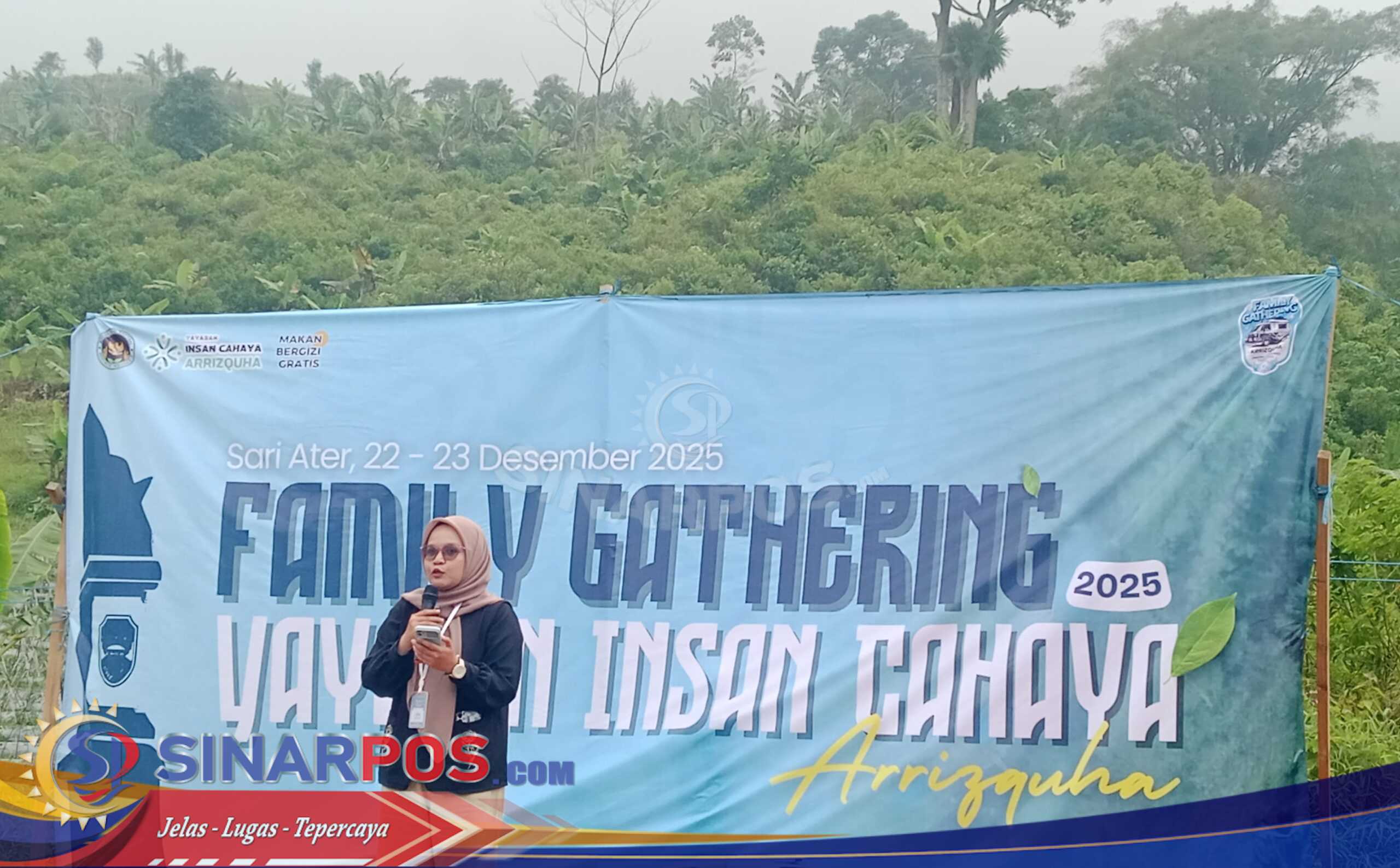 Family Gathering Yayasan Insan Cahaya Arrizquha Pererat Silaturahmi dan Tingkatkan Semangat Relawan