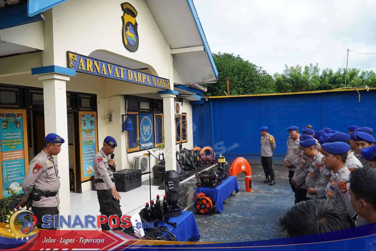 Ditpolairud Polda NTB Gelar Peralatan SAR dan Siagakan Personel Jelang Natal dan Tahun Baru