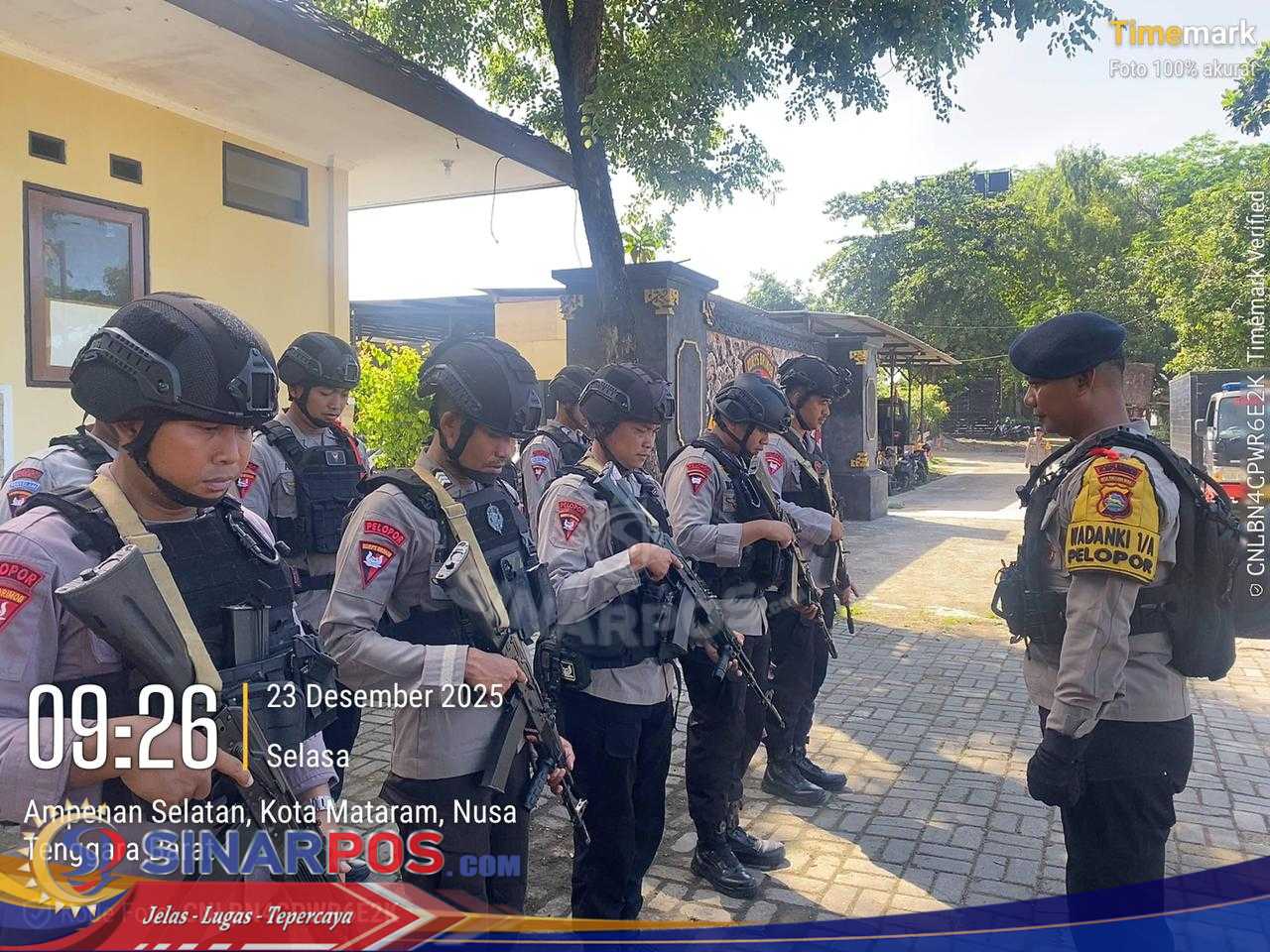 Satgas Tindak Ops Lilin Rinjani 2025 Gelar Apel Kesiapan di Polda NTB, Pastikan Pengamanan Natal dan Tahun Baru Berjalan Aman