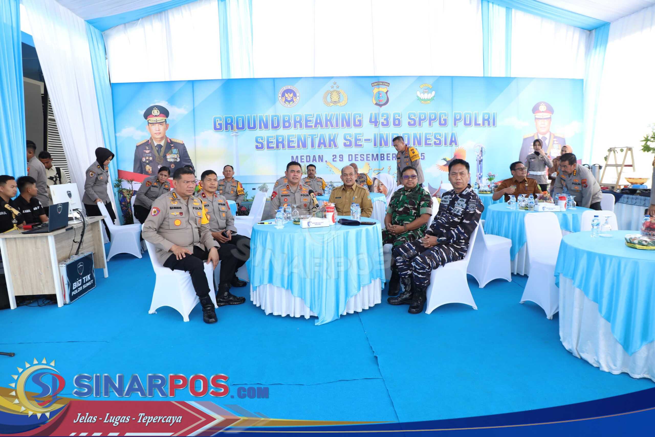 Polda Sumut Ikuti Groundbreaking 436 SPPG Polri Secara Zoom, Dukung Program Makan Bergizi Gratis