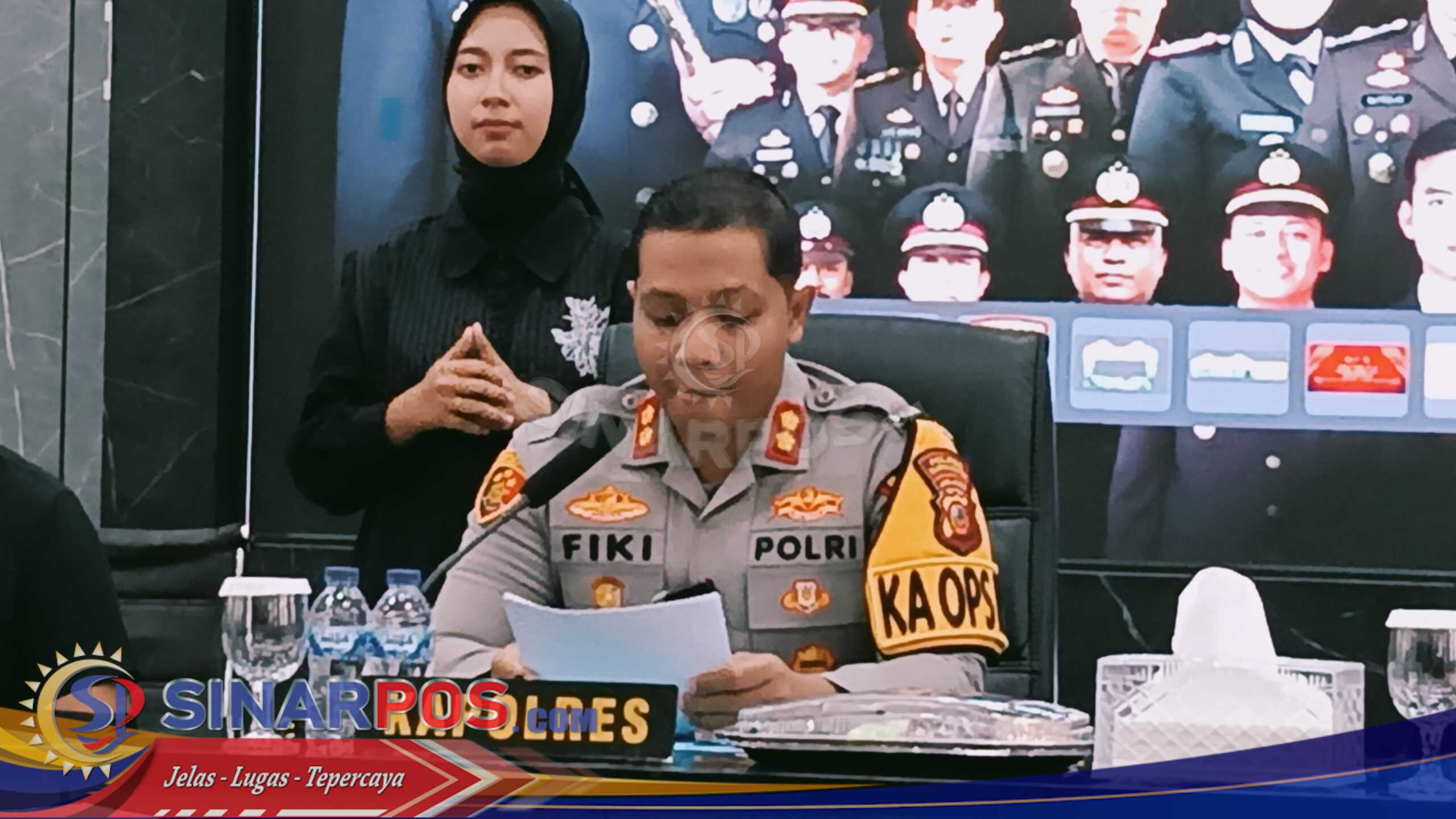 Polres Karawang Gelar Kegiatan Release Akhir Tahun 2025 di Aula Polres Karawang.