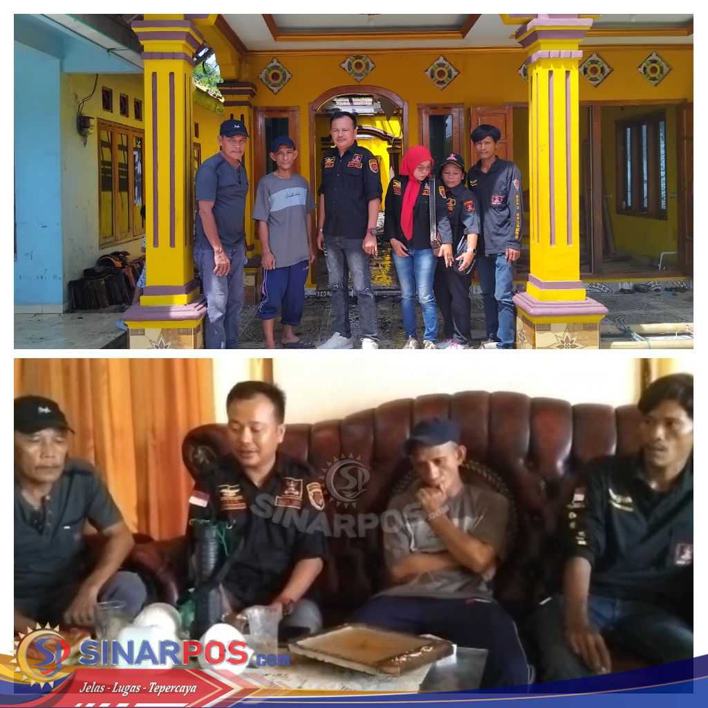 Peduli Sesama; Ormas GRIB Jaya Pesibar Berikan Bantuan Warga Korban Kebakaran di Pekon Kuripan