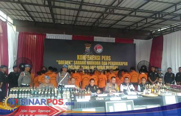 Dalam Waktu 72 Hari, Polrestabes Medan Berhasil Ungkap 24 Kasus Narkoba serta 34 Tersangka Diamankan: Sarang Narkoba Dijaga Drone dan Kawat Berlistrik