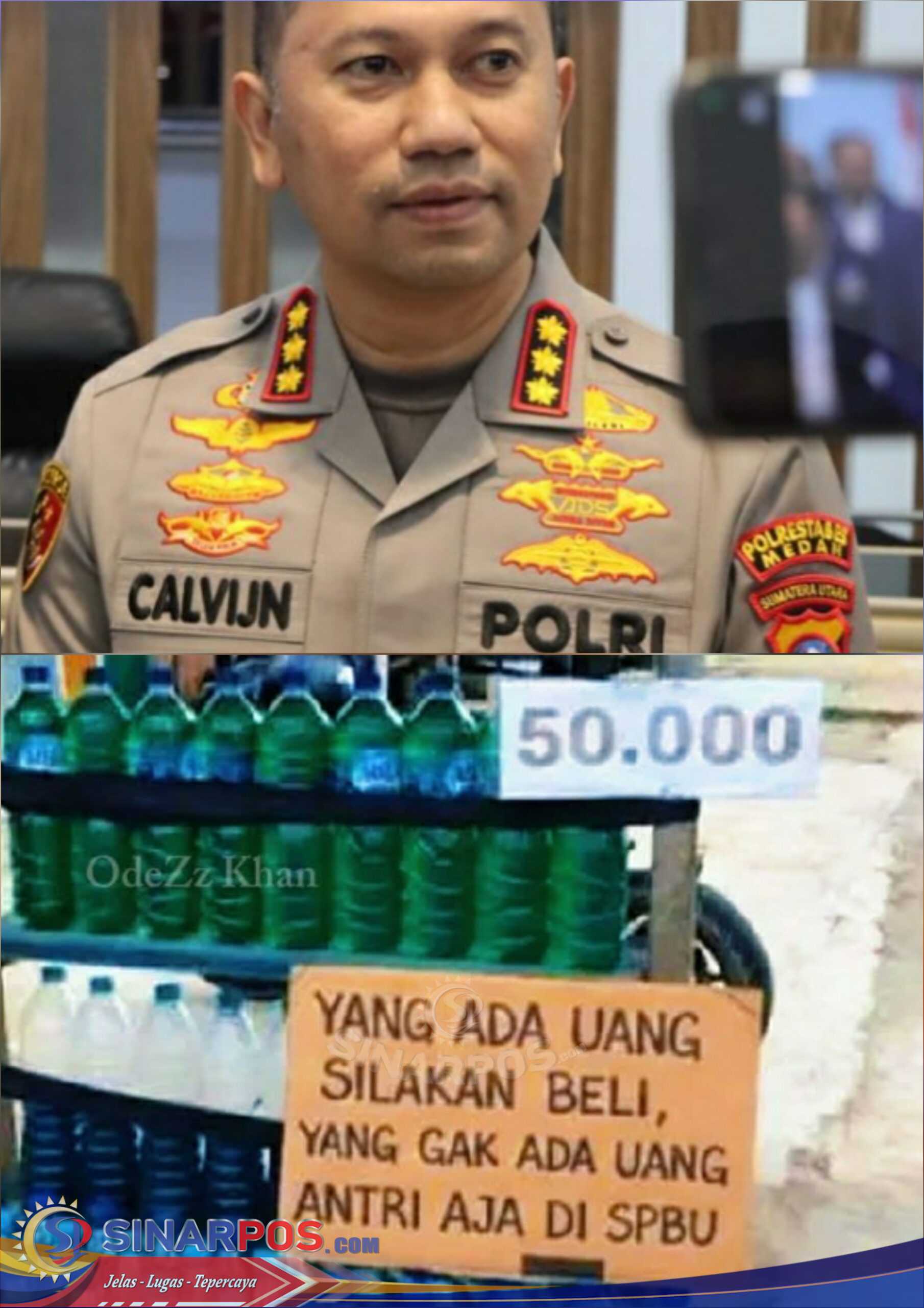 BBM Harga Rp50 Ribu per Botol, Kapolrestabes Medan Akan Tindak Tegas Kepada Penjual