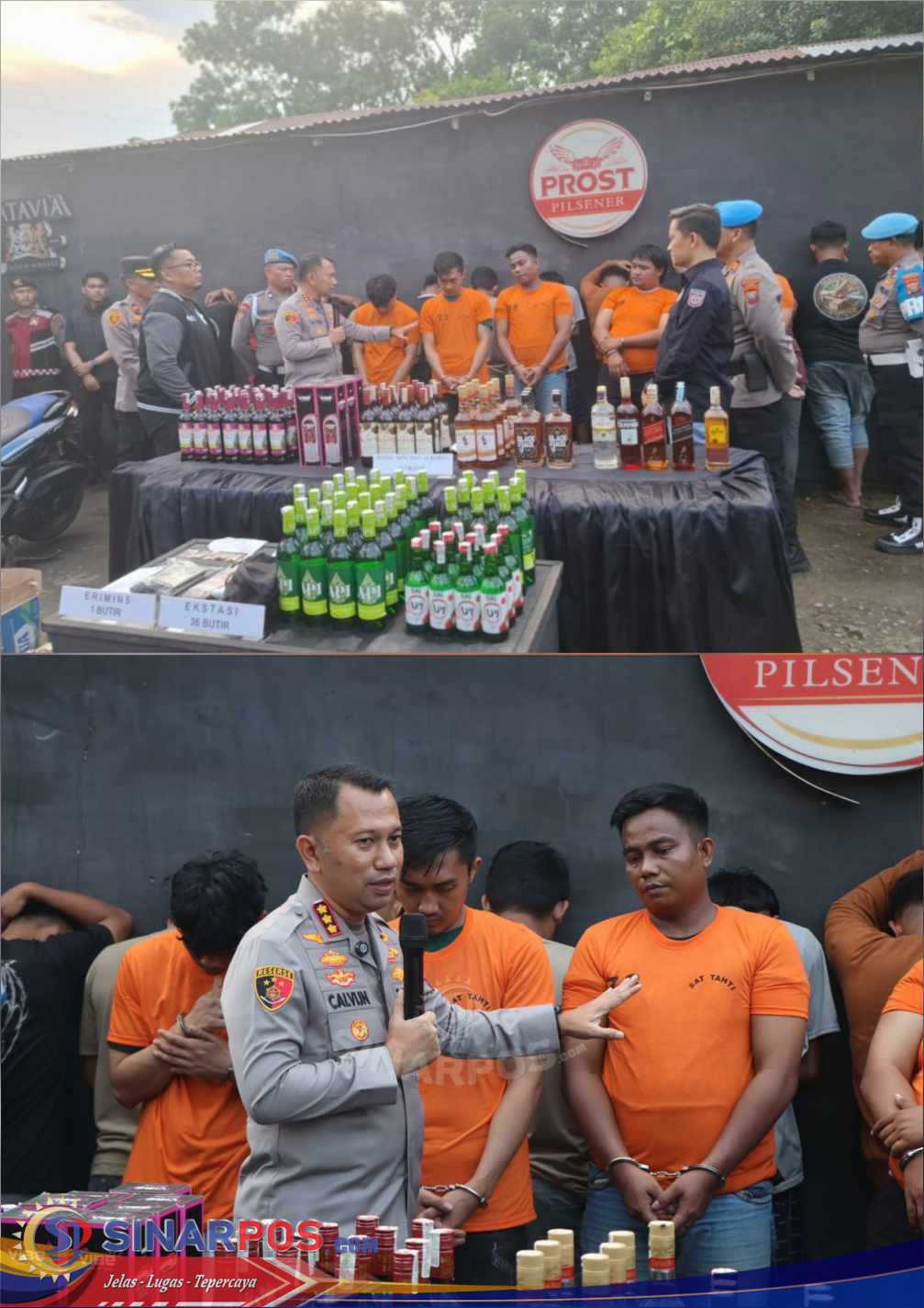 Kapolrestabes Medan Kembali Gerebek THM Terbul Pancurbatu, 5 Karyawan Ditetapkan Tersangka dan 36 Butir Ekstasi Disita: 2 DPO