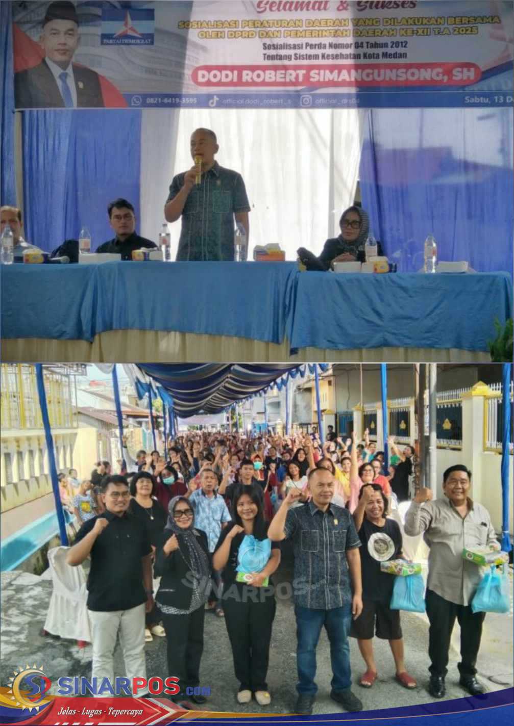 Sosialisasi ke XII TA 2025!! Dodi Simangunsong Desak Walikota Medan Terapkan Sistem Pelayanan Kesehatan: Program UHC Tidak Ada Lagi Masyarakat Dipersulit untuk Berobat