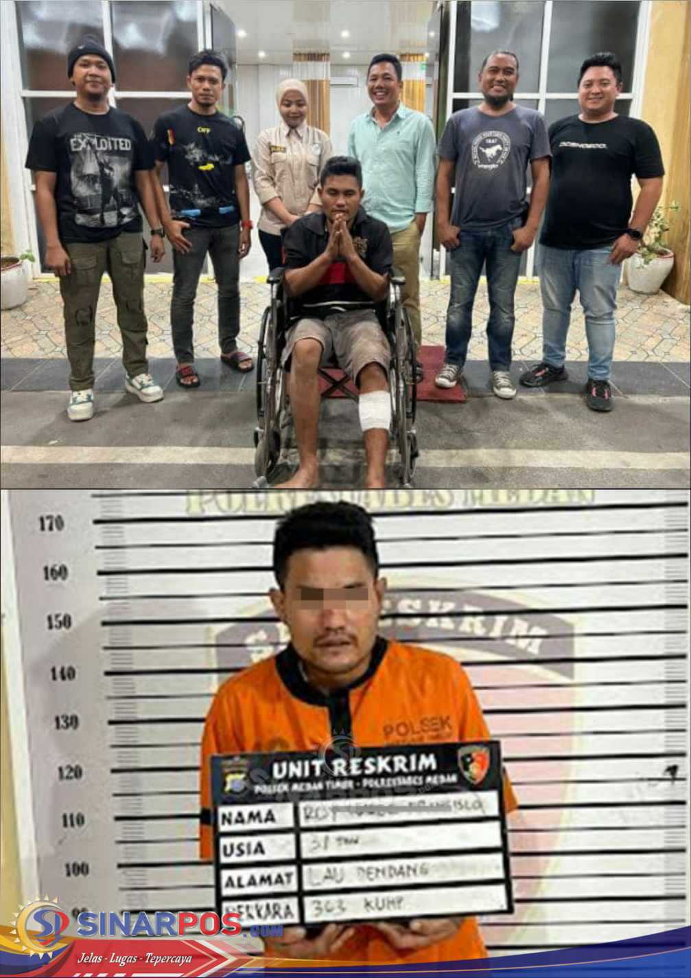 Unit Reskrim Polsek Medan Timur Berhasil Ungkap Kasus Pembobol Cafe di Jalan Gurila Medan Perjuangan