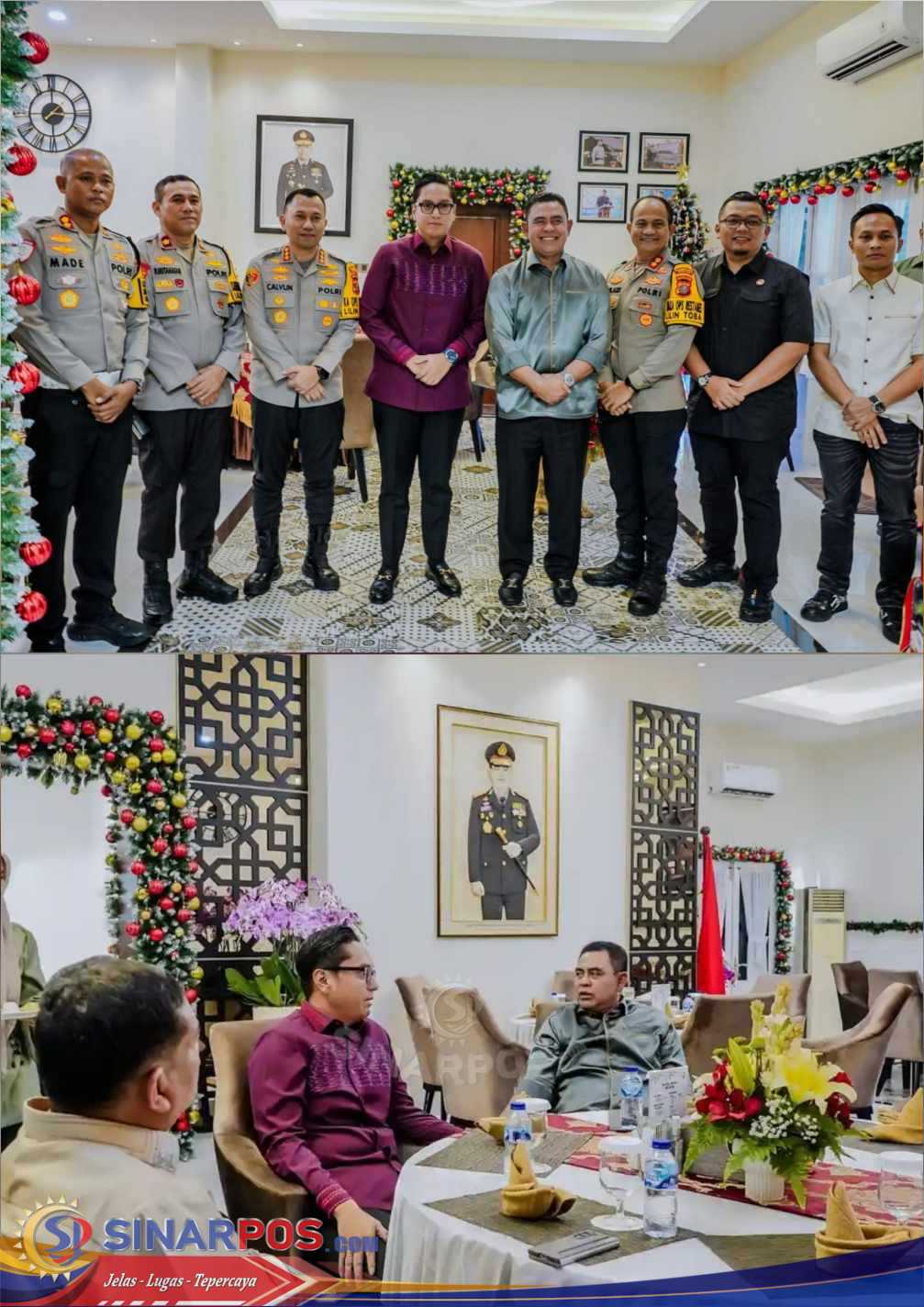 Pererat Kebersamaan Natal 2025!! Walikota Medan, Kapolrestabes dan Kasat Lantas Beserta Jajaranya Hadiri Open House Kapolda Sumut
