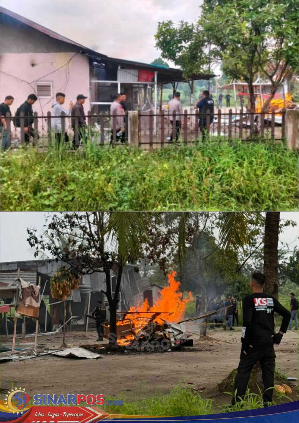 Polrestabes Medan Kembali Obrak-Abrik Barak Narkoba di Jalan Jermal 15 Medan
