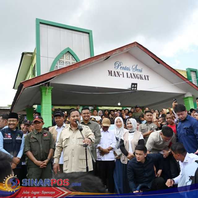 Presiden RI Tinjau Pengungsian di Kabupaten Langkat, Prabowo: Alhamdulilah Kondisi di Sumut Mulai Membaik