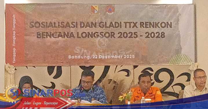 BPBD Kabupaten Bandung Uji Kesiapan Renkon Longsor melalui Sosialisasi dan Gladi TTX