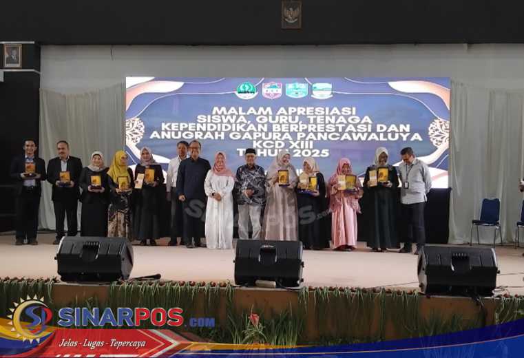 Malam Apresiasi dan Anugerah Gapura Pancawaluya KCD XIII Berlangsung Meriah di Kota Banjar