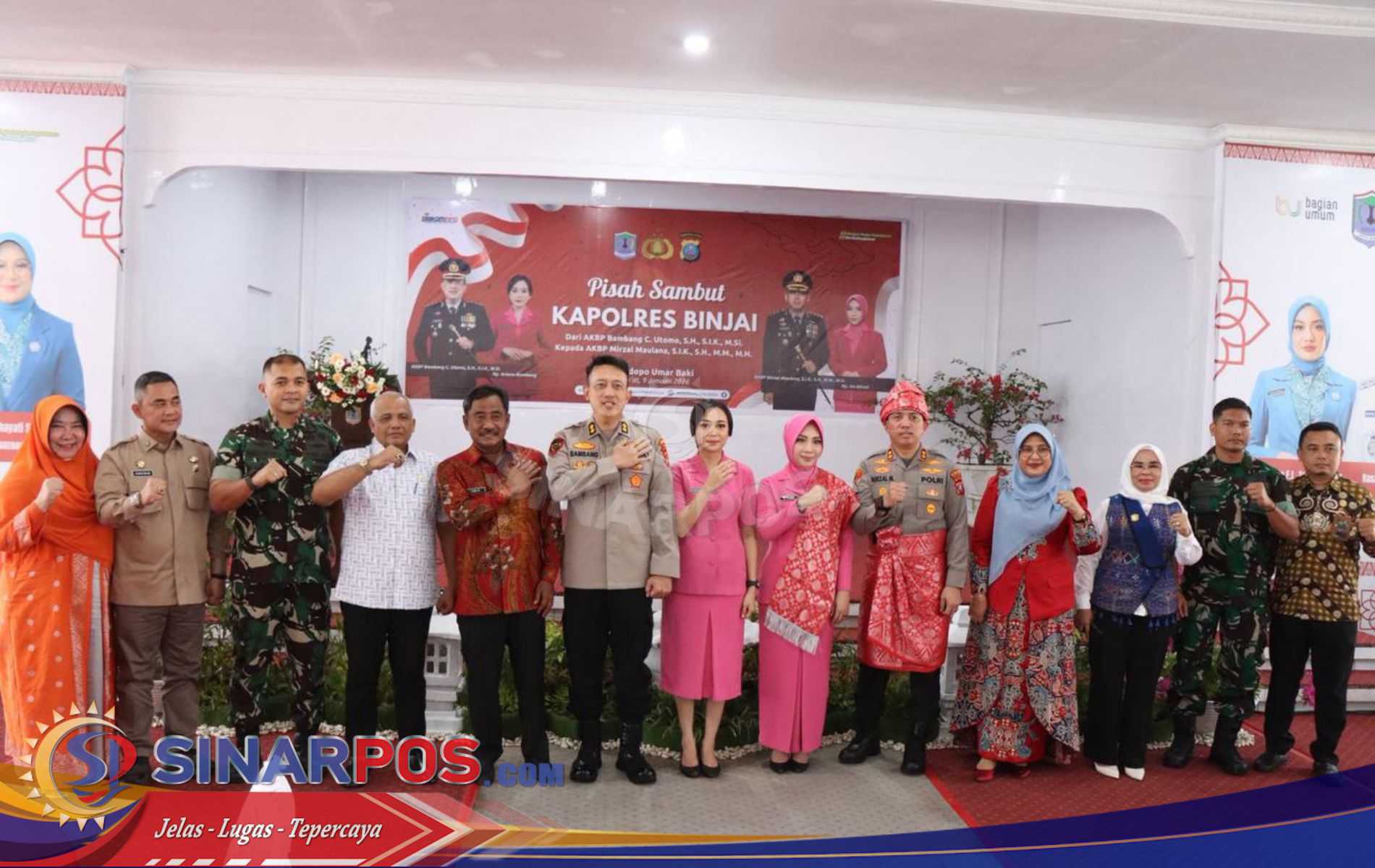 Pisah Sambut Kapolres Binjai!! Walikota: Selamat Datang di Kota Binjai, Perkuat Sinergi Demi Menjaga Keamanan dan Ketertiban