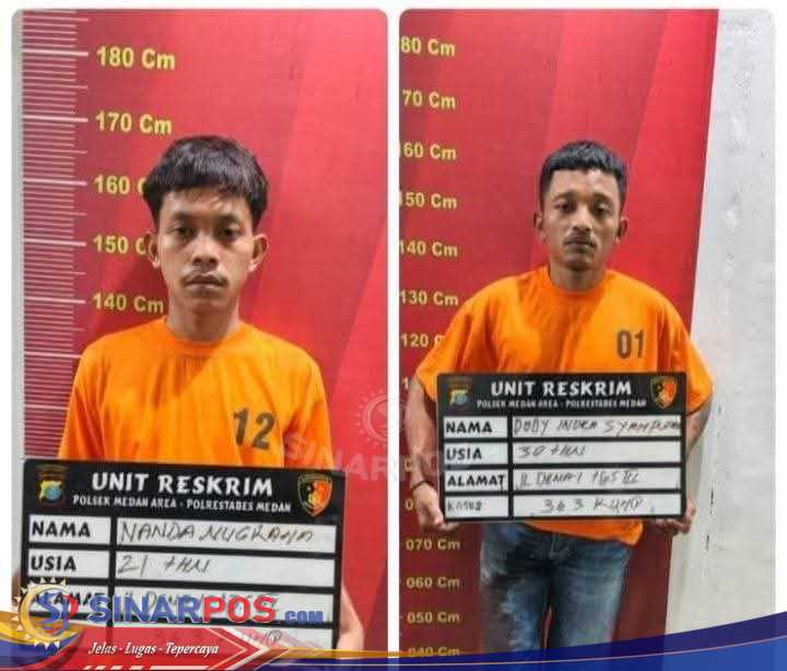Polsek Medan Area Ringkus Residivis Maling Sepeda Motor Beat Pasangan Kekasih di OYO