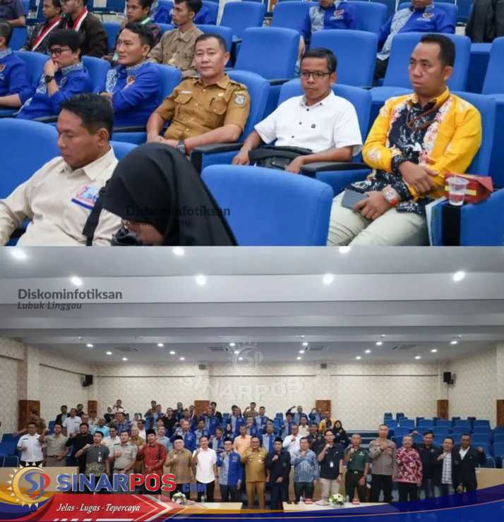 Sekda Hadiri Pelantikan Pengurus PWI Lubuk Linggau 2025–2028