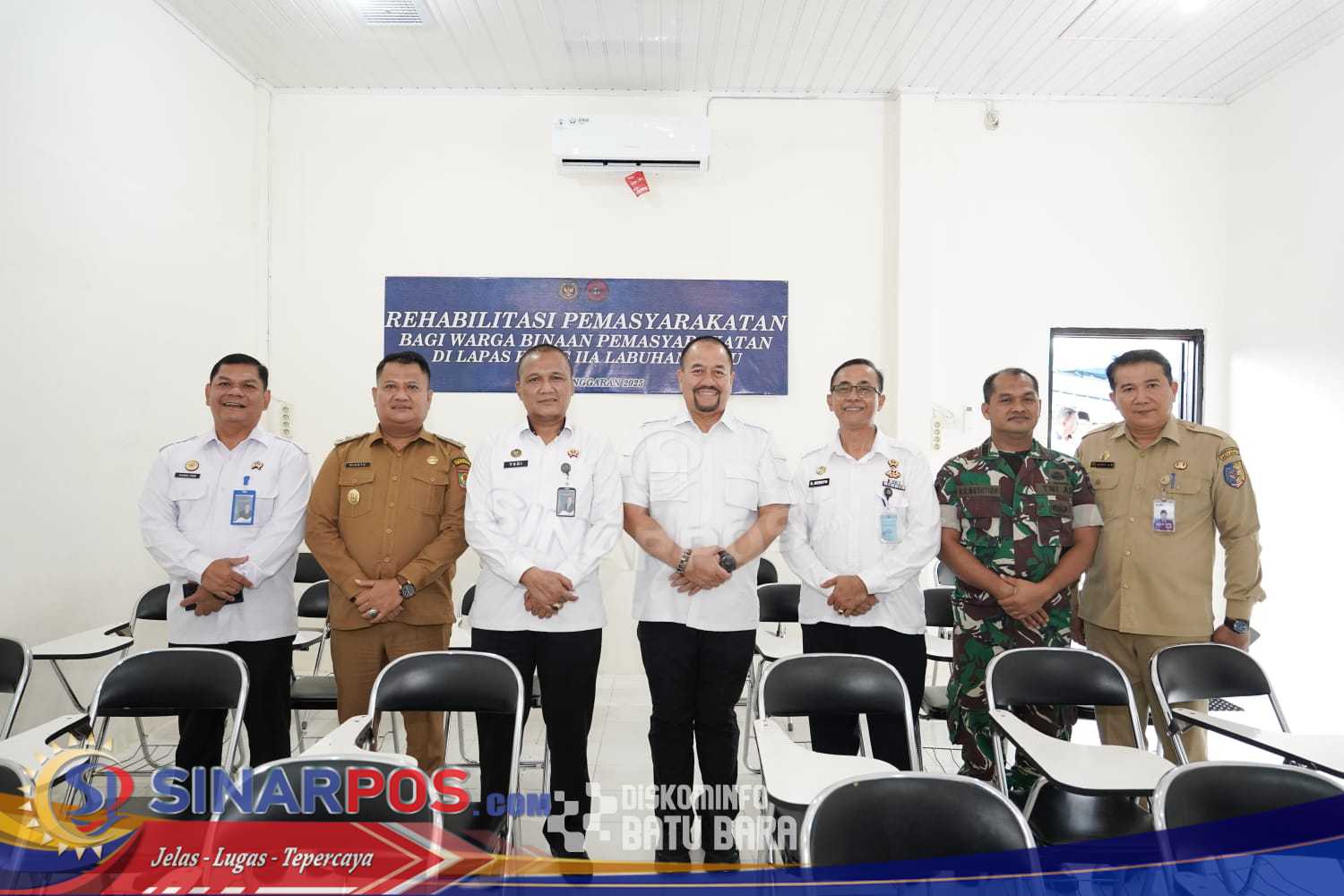 Bupati Baharuddin Hadiri Serah Terima Jabatan dan Pisah Sambut Kepala Lapas Kelas IIA Labuhan Ruku