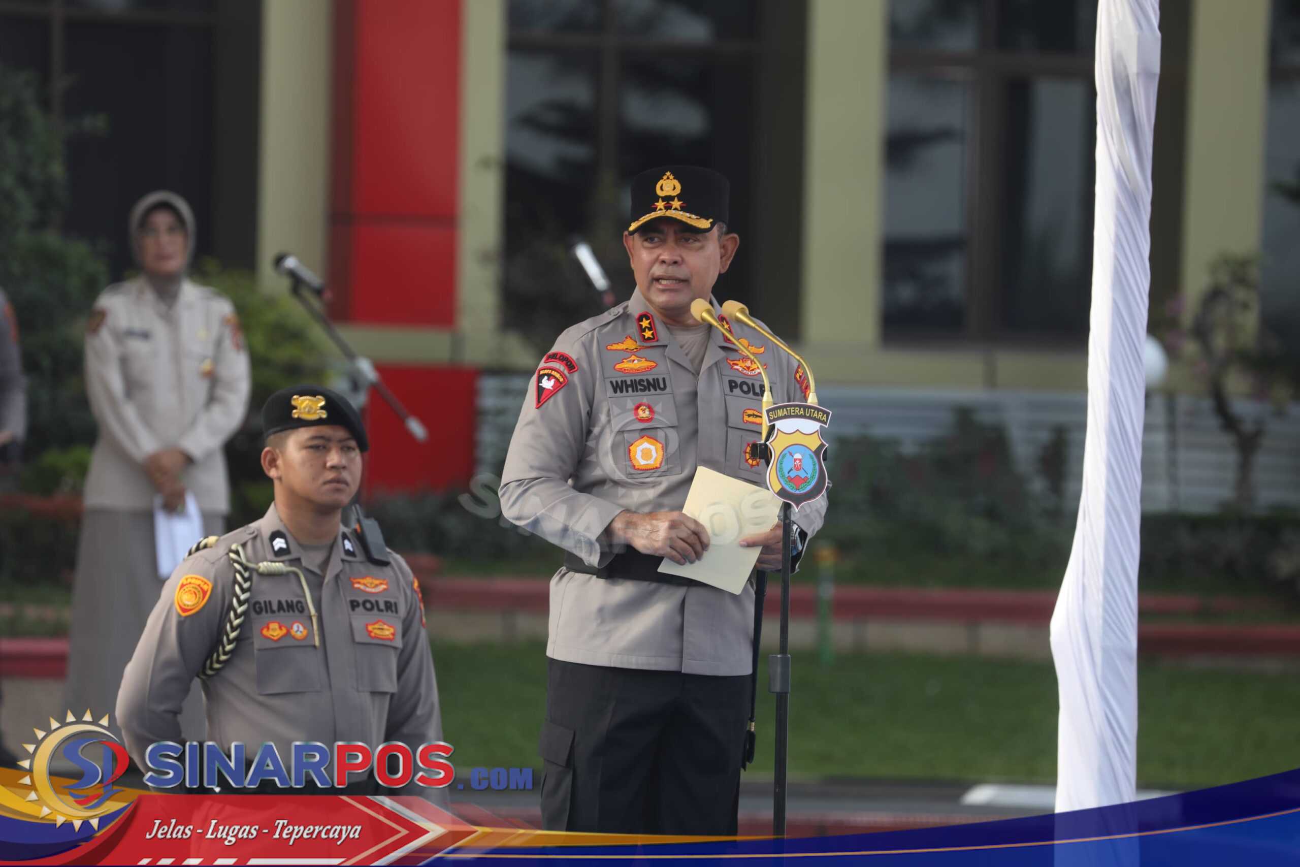 1.833 Personel Polda Sumut Naik Pangkat, Kapolda Tekankan Pelayanan dan Etika Profesi