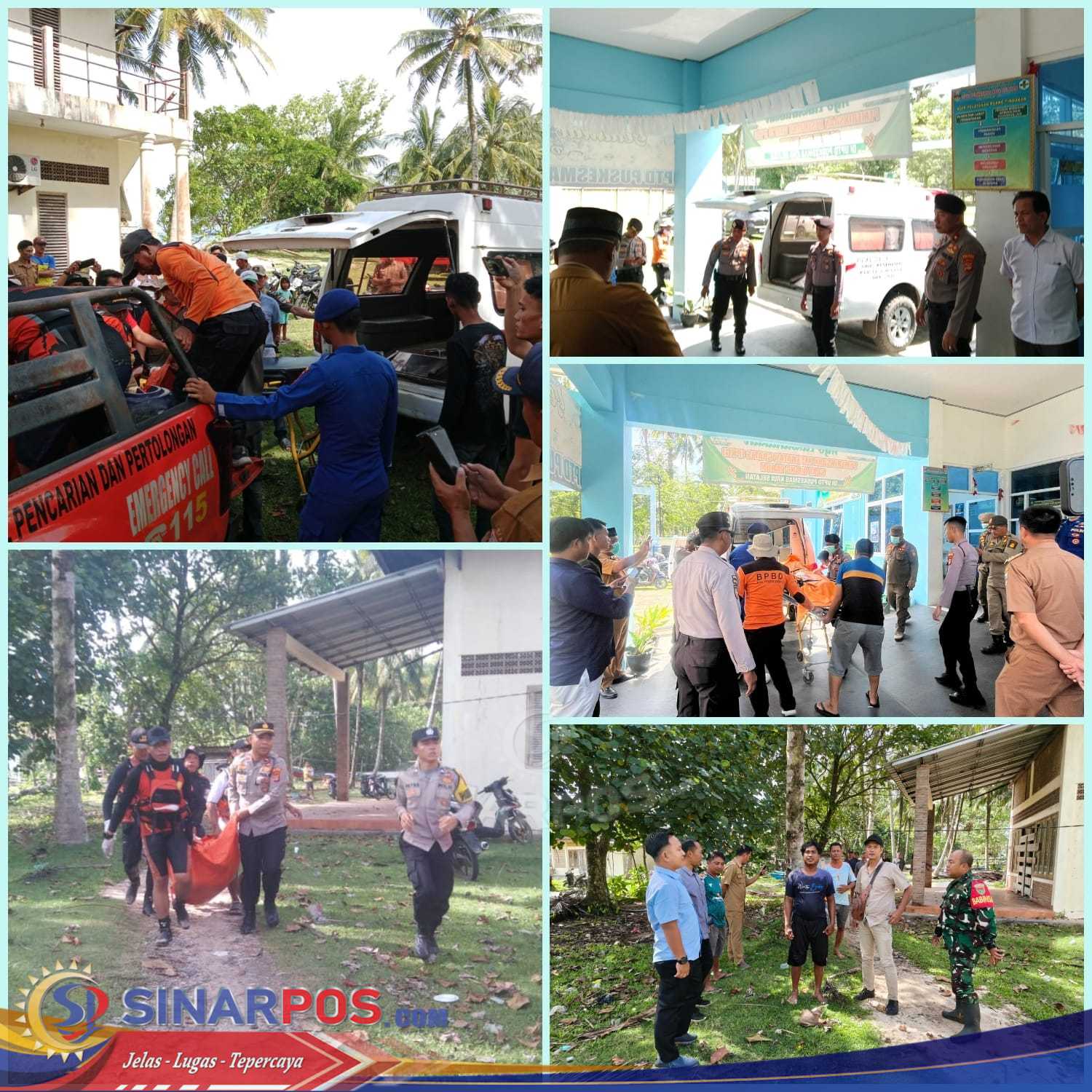 Setelah Dilakukan Pencarian Beberapa Hari, Korban Tenggelam Di Pantai Mandiri Ditemukan