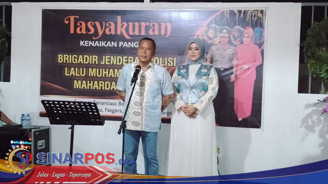 Naik Bintang Satu, Brigjen Lalu Iwan Mahardan Rayakan Syukuran Bersama Wartawan