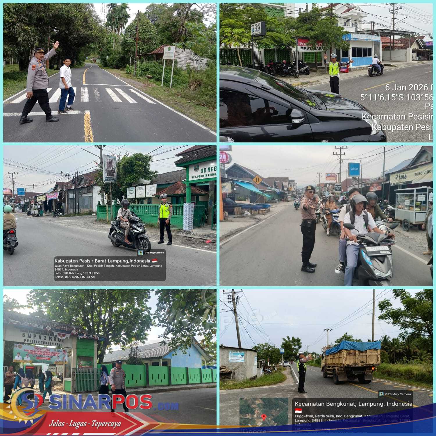 Polres Pesisir Barat Laksanakan Kegiatan PAM Jam Rawan Pagi