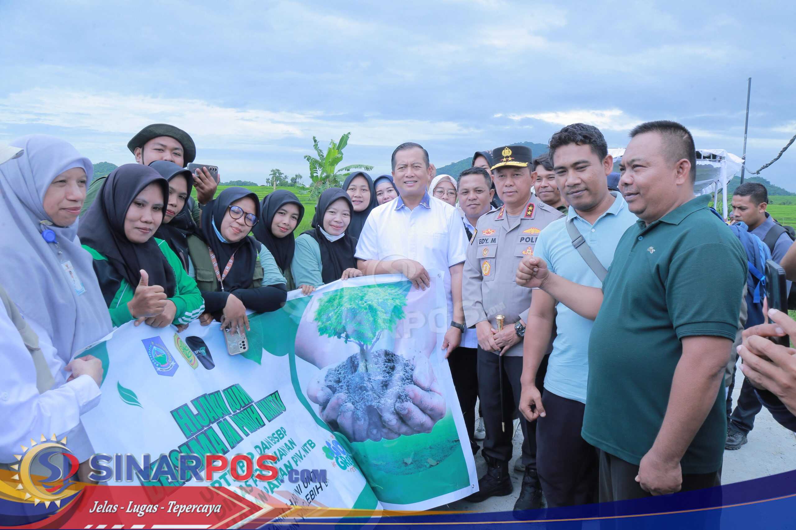 Kapolda NTB Hadiri Panen Raya Swasembada Pangan di Lombok Barat