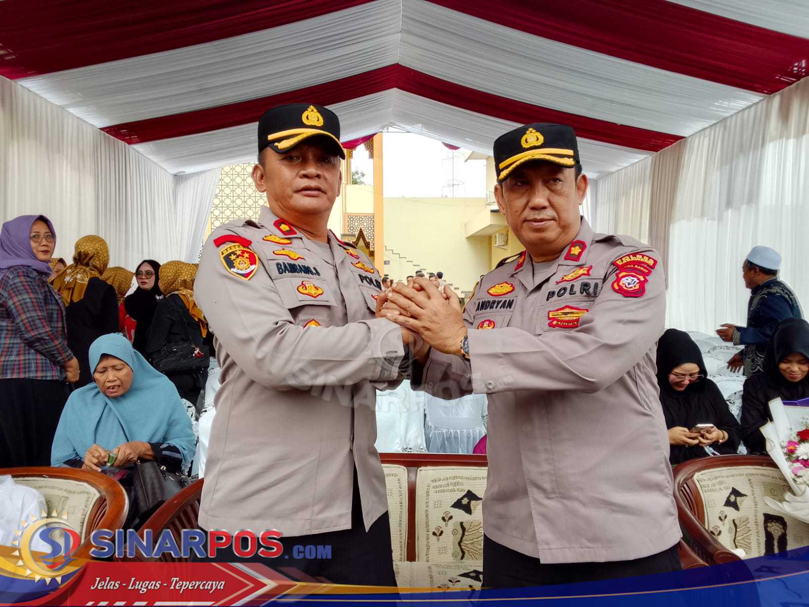 Pisah Sambut Kapolsek, Kompol Bambang Sumitro Resmi Pimpin Polsek Klari Gantikan Kompol Andryan Nugraha