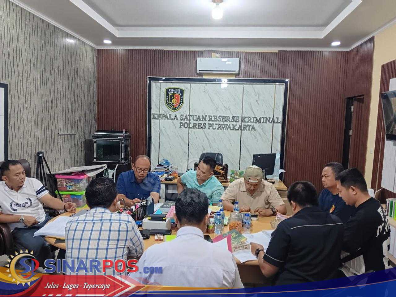 Polres Purwakarta Ikuti Zoom Meeting Arahan Penanganan Perkara Pada Masa Transisi Perubahan KUHAP dan KUHP.