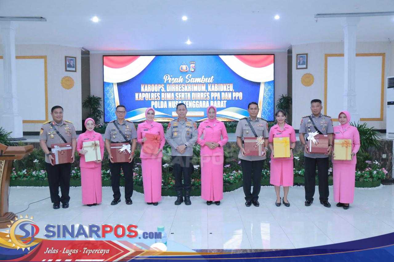 Kapolda NTB Hadiri Pisah Sambut Pejabat Lingkup Polda NTB