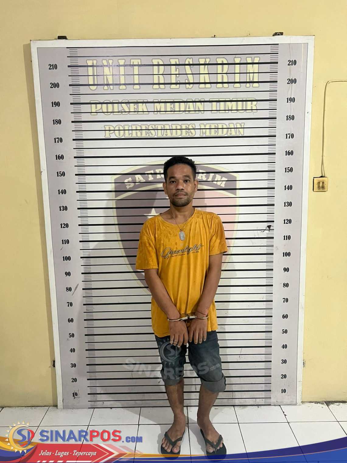 Polsek Medan Timur Tangkap Penjual Sabu di Jalan Mesjid Taufik