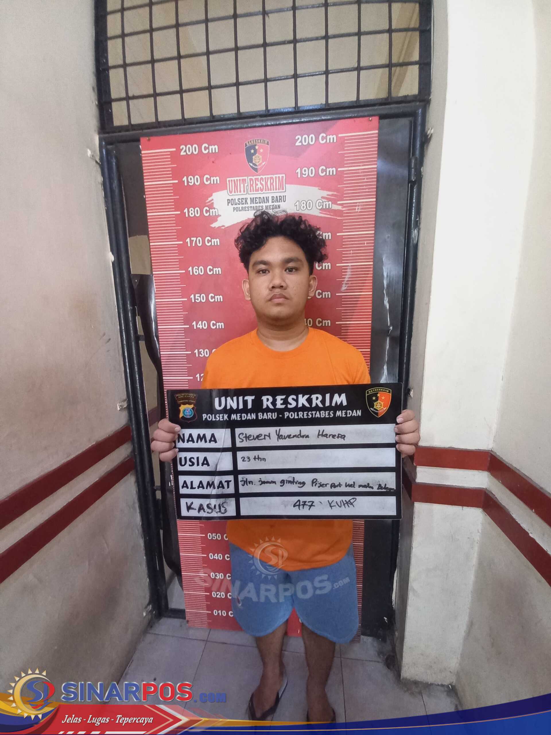 Modus Duplikatkan Kunci, Polsek Medan Baru Ringkus Pelaku Curanmor di Parkiran Mess TNI AL