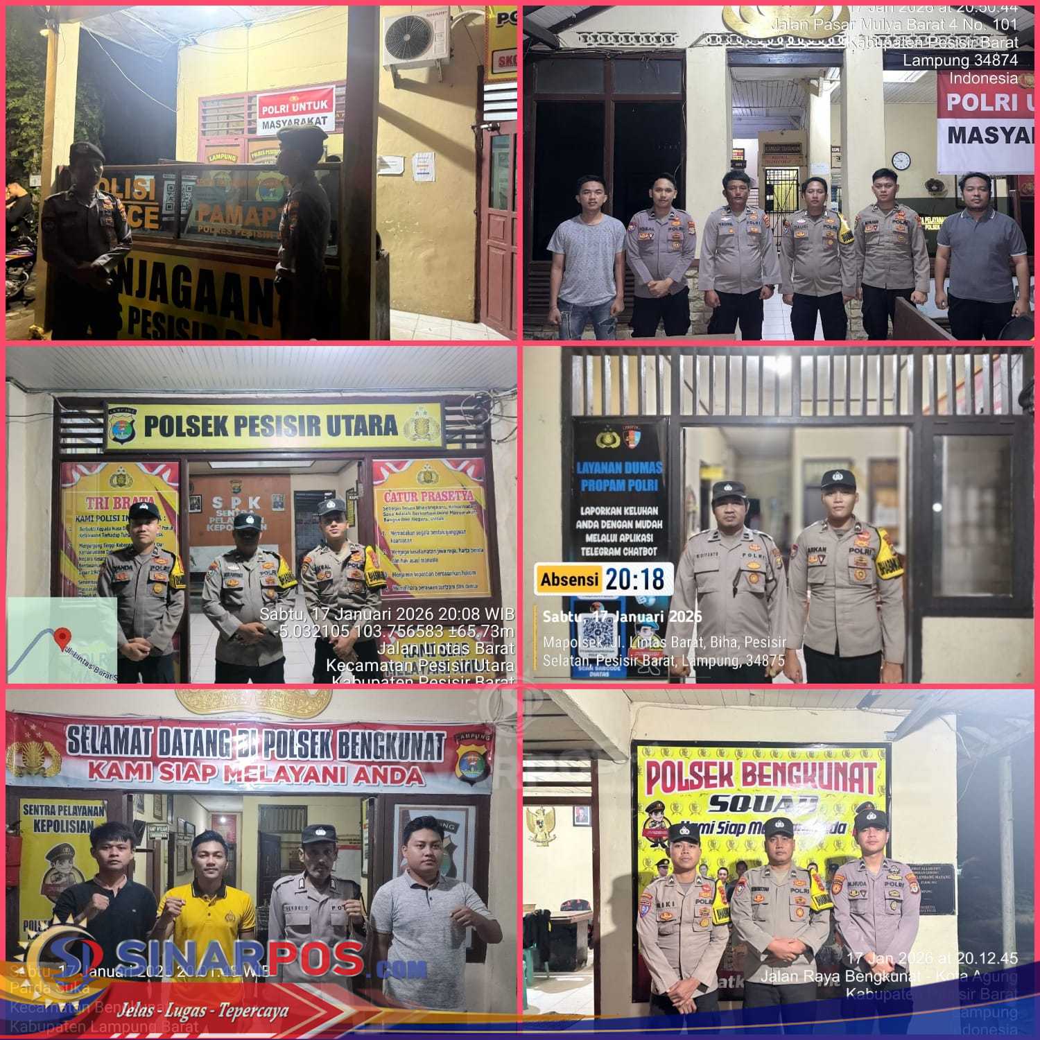 Siaga Mako Polres Pesisir Barat Hingga Polsek Jajaran