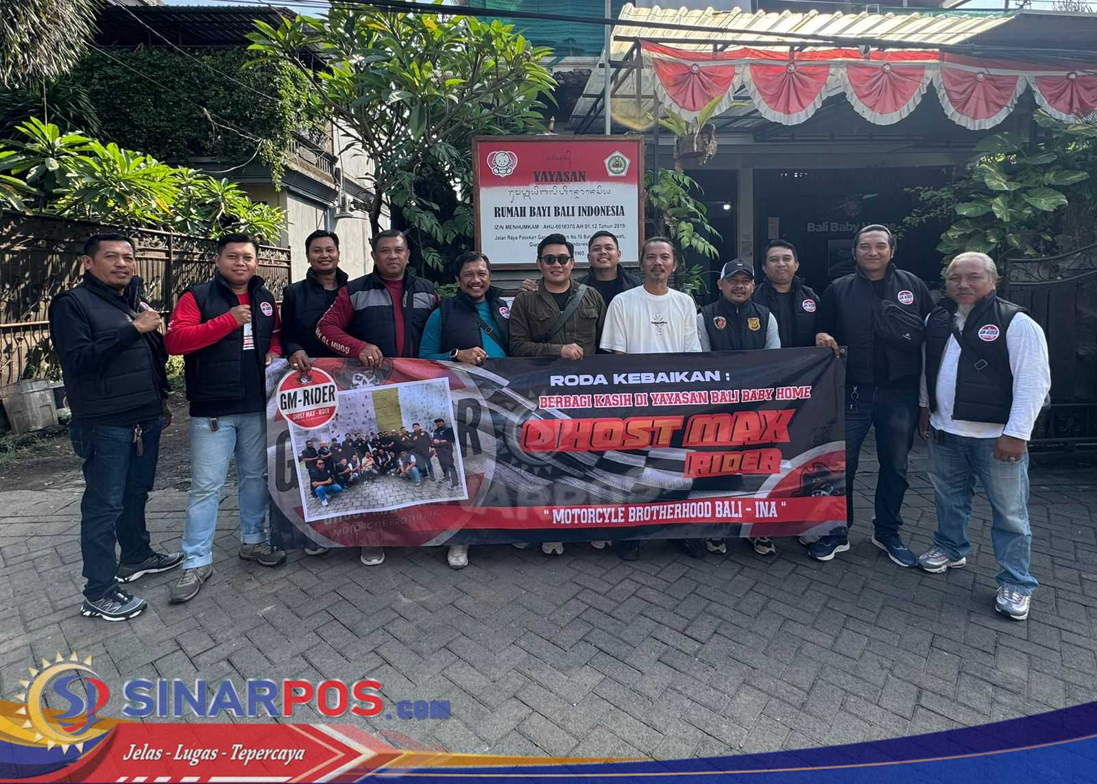 Ghost Max Riders Bali “Roda Kebaikan Berbagi Kasih di Yayasan Bali Baby Home