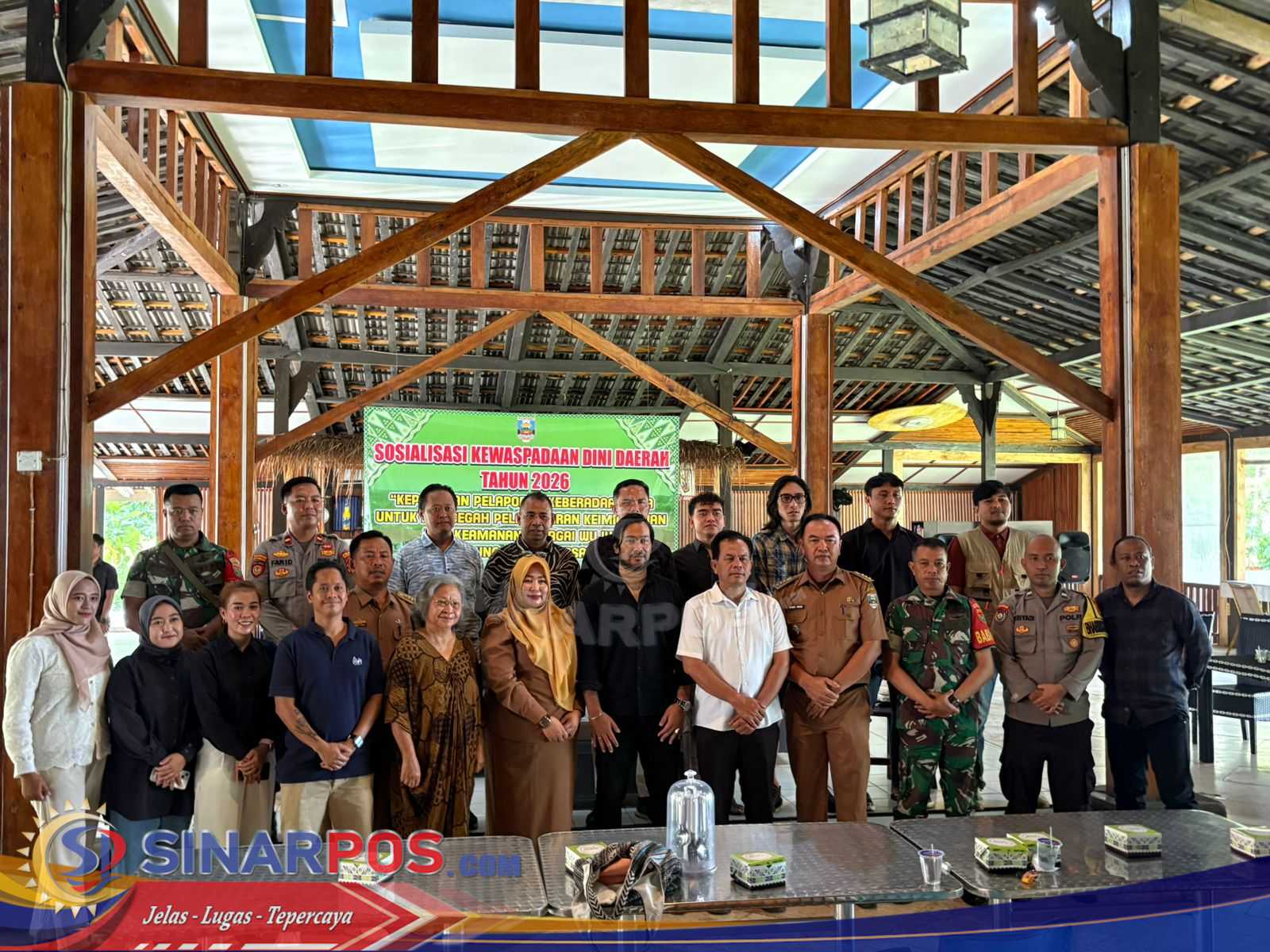 Kesbangpol Pesibar Bersama Ditintelkam Polda Lampung Gelar Sosialisasi Kewaspadaan Dini Daerah Tahun 2026
