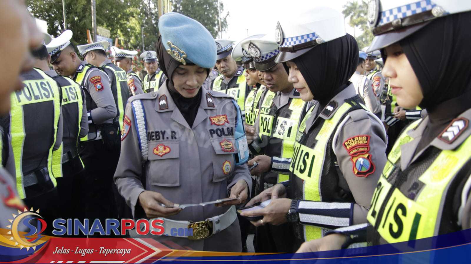 Tingkatkan Profesionalisme Polri, Polres Sumenep Gelar Apel dan Pemeriksaan Personel Satlantas