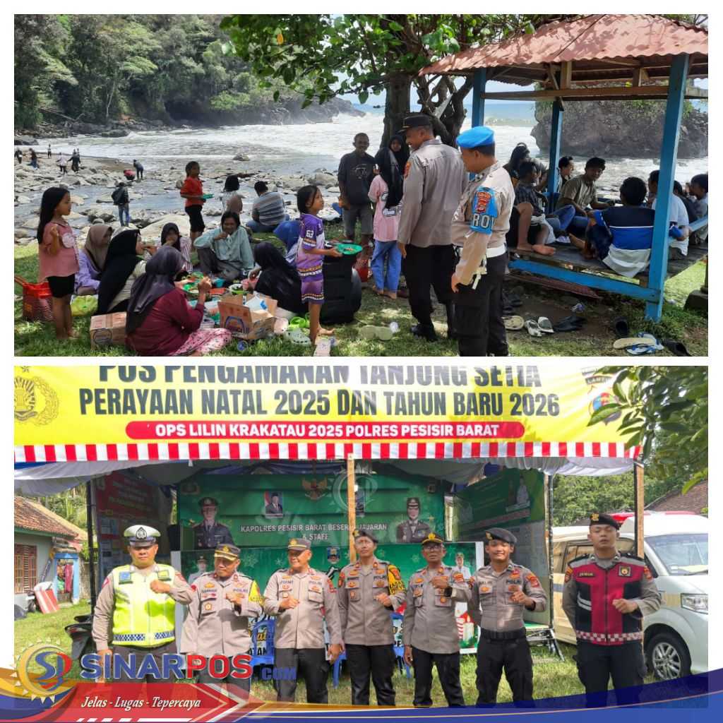 Sat Samapta Polres Pesisir Barat Gelar Patroli dan Pengamanan Objek Wisata
