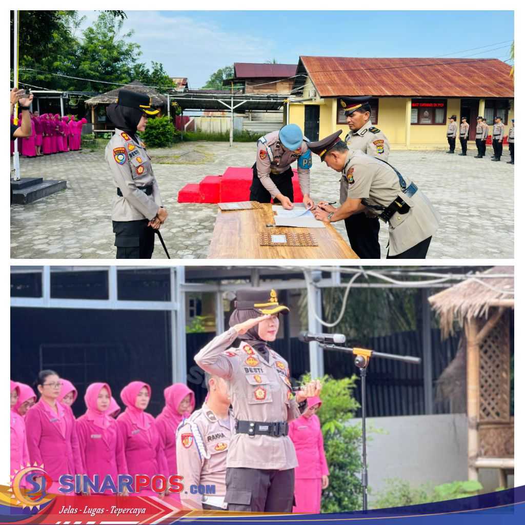 Kapolres Pesisir Barat Pimpin Langsung Serah Terima Jabatan Ps. Kabagren dan Ps. Kasat Lantas