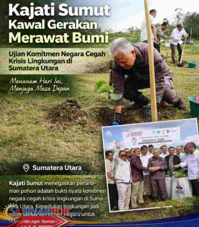 Cegah Krisis Lingkungan di Sumut, Kajati Sumut Kawal Gerakan Merawat Bumi
