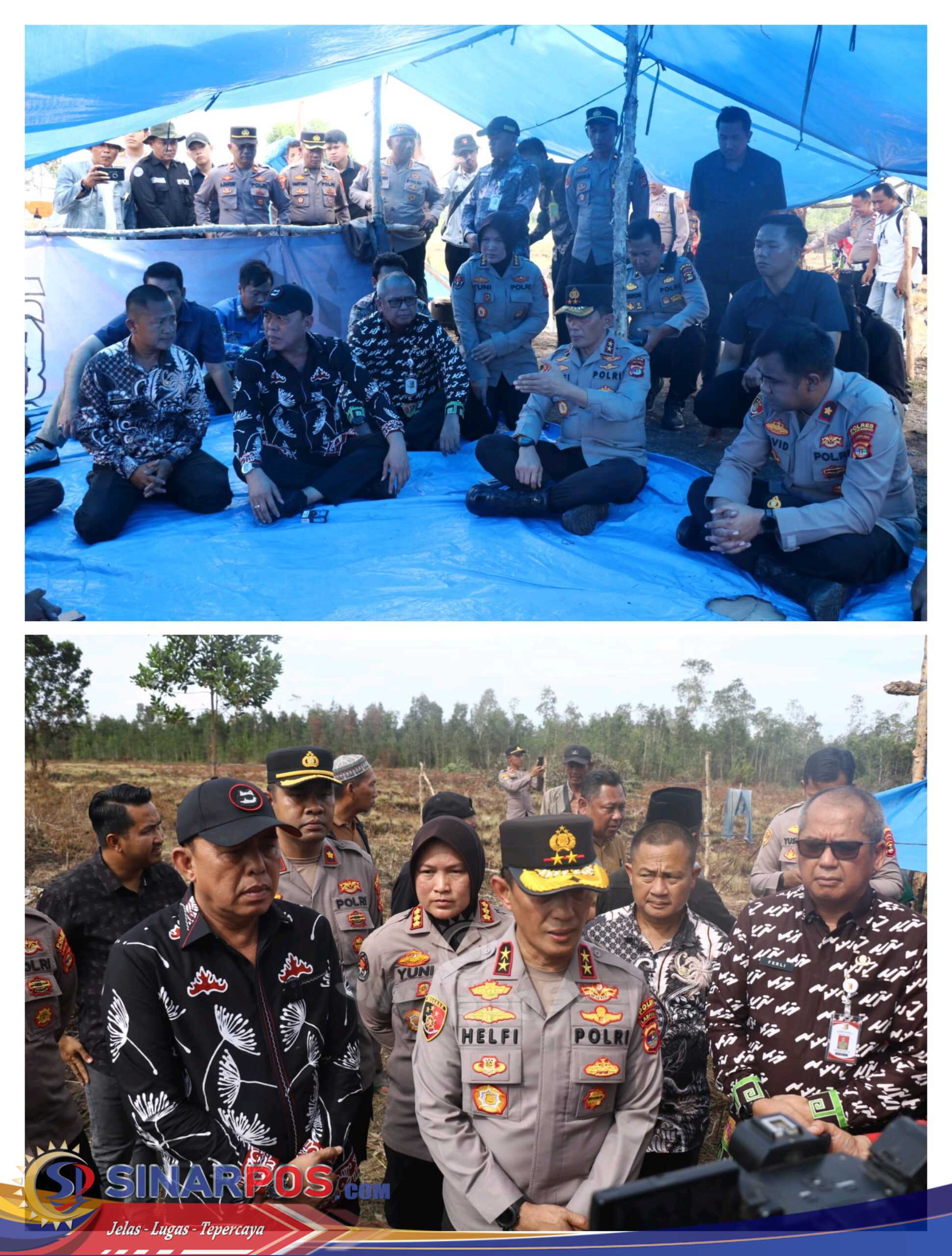 Kapolda Lampung Turun Langsung Hadir Redam Konflik Lahan Isenpatow Bonow