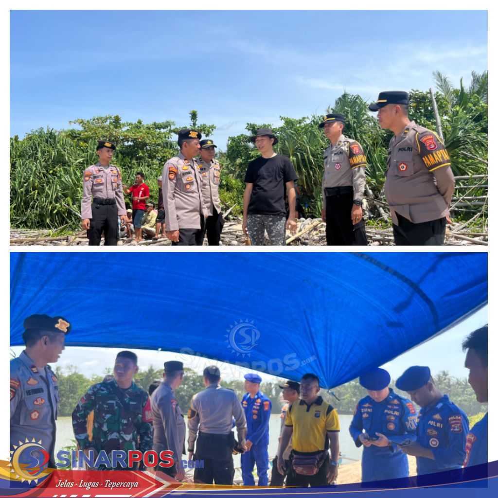 Dua Orang Nelayan Hanyut Saat Melaut, Polres Pesisir Barat Dan Tim Gabungan Lakukan Pencarian