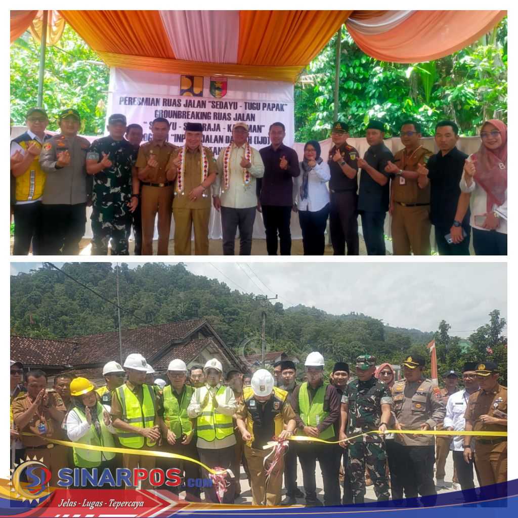 Bupati Tanggamus Ground Breaking Dan Resmikan Ruas Jalan Sedayu Tugu Papak : Perkuat Akses Ekonomi Dan Ketahanan Pangan