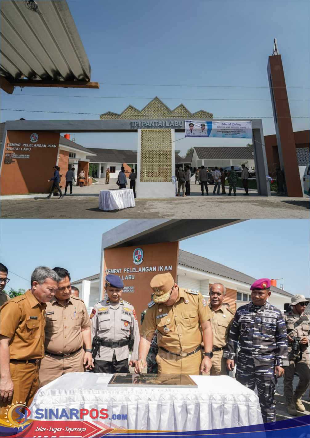 Bupati Deliserdang Resmikan TPI Pantai Labu Lebih Modern